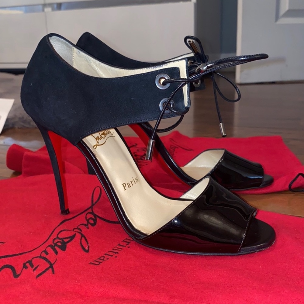 Black Christian Louboutin heels